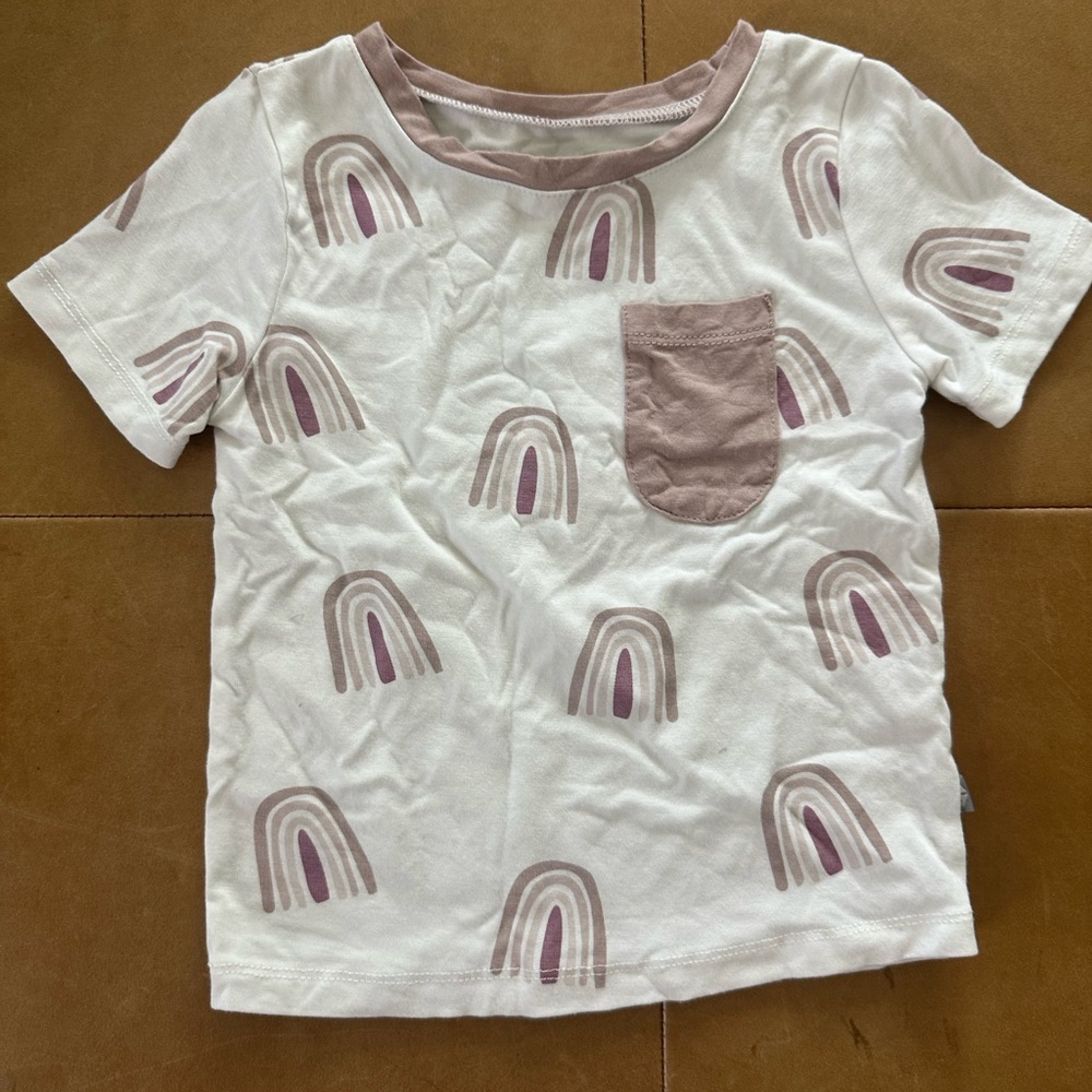 Kyte Baby Viscose Bamboo Rainbow Top 18-24M